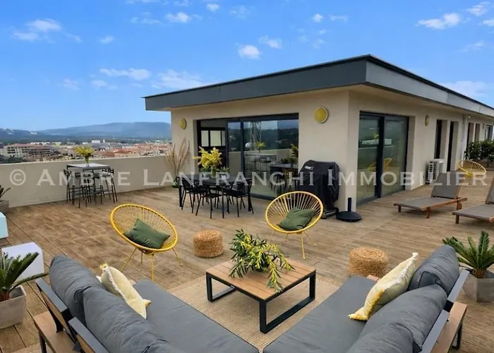 6 Pers - Centre Porto-vecchio - Vue Degagee *