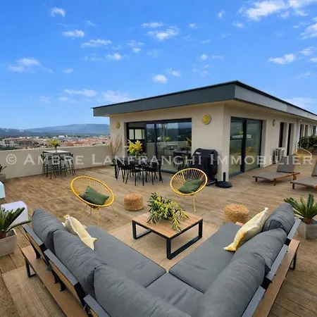 6 Pers - Centre Porto-vecchio - Vue Degagee *